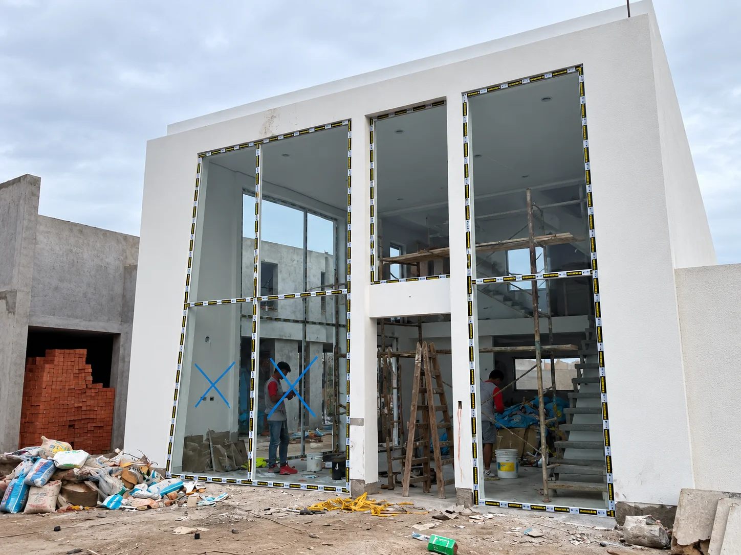 Instalación de paños de vidrio — Glass Perú